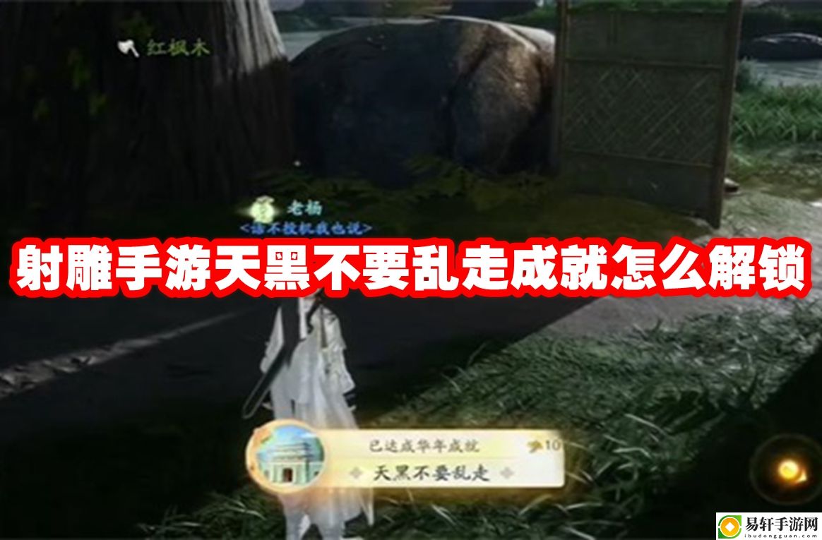 射雕手游天黑不要乱走成就怎么解锁 神秘任务全解析方案