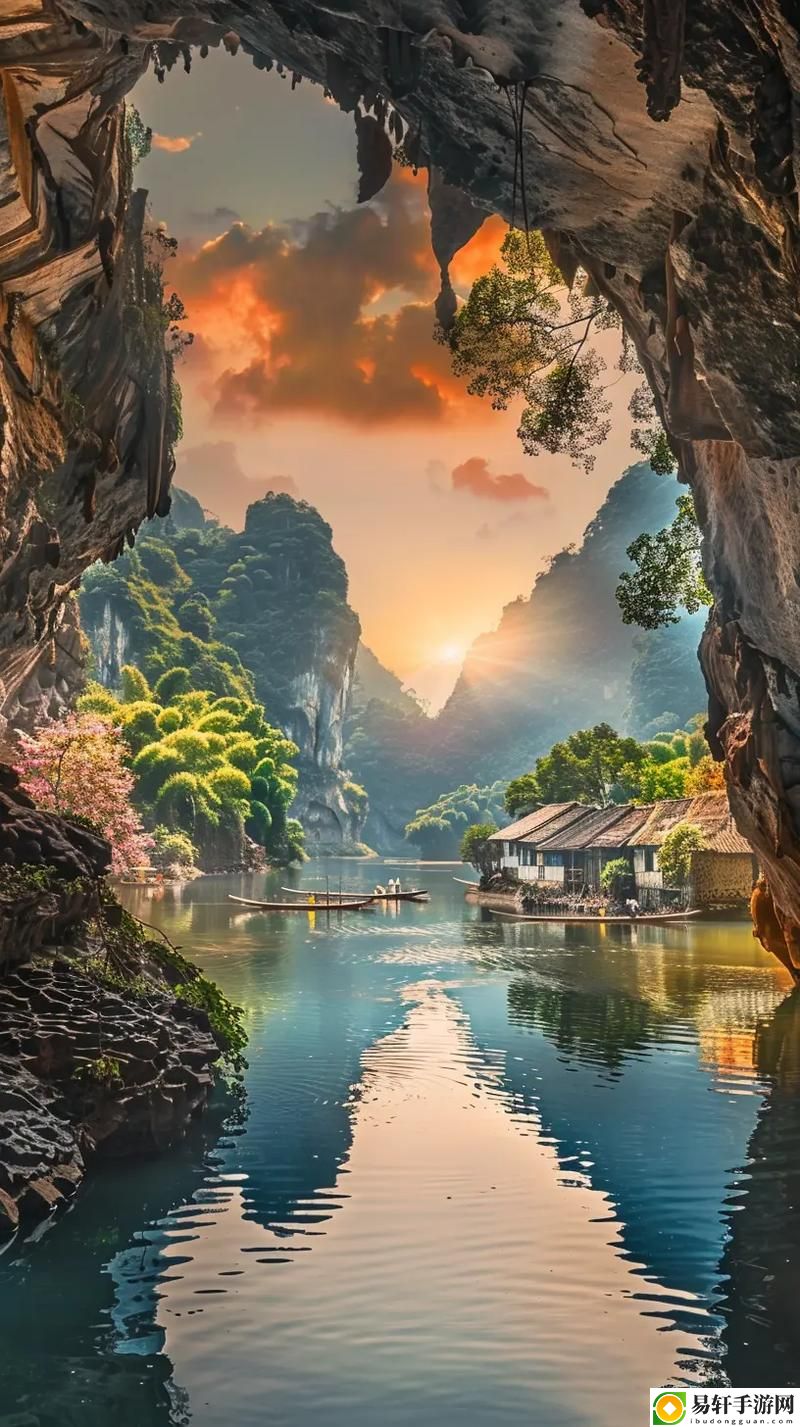 母亲的桃花源里流水，网友感叹：心灵的归宿
