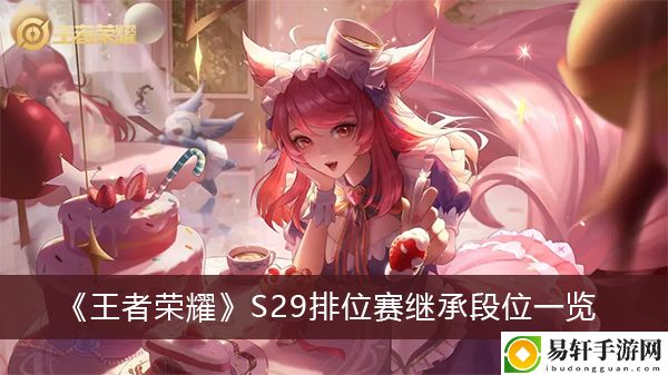 王者荣耀S29排位赛继承段位一览