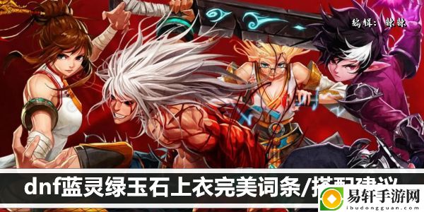 dnf蓝灵绿玉石上衣完美词条/搭配建议：如何在游戏中建立强大的团队？