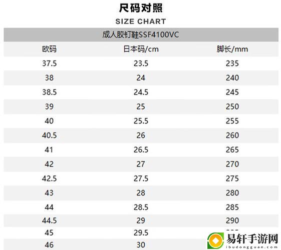  深入了解欧洲尺码、日本尺码专线与美国尺码的区别