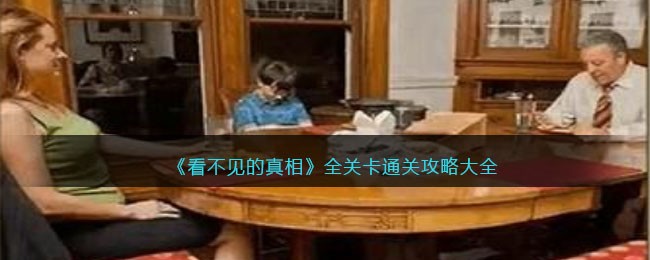 看不见的真相全关卡通关攻略大全
