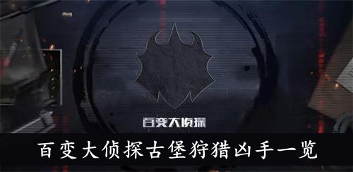 百变大侦探古堡狩猎凶手一览