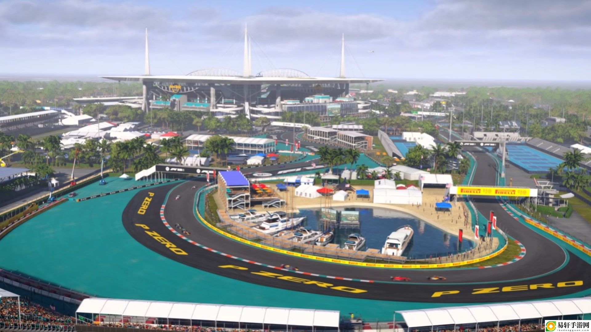 F122新预告展示迈阿密国际赛道预热场景