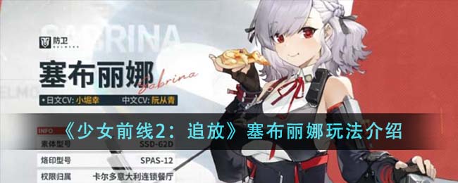 少女前线2：追放塞布丽娜玩法介绍 针对不同任务类型