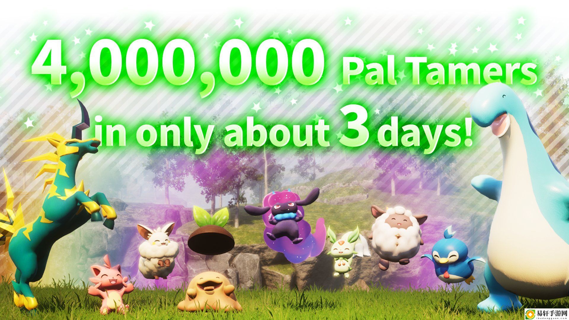 幻兽帕鲁三天销量破400万套每小时售出86000套