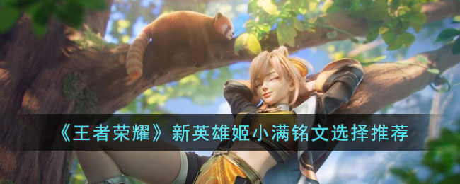 王者荣耀新英雄姬小满铭文选择推荐