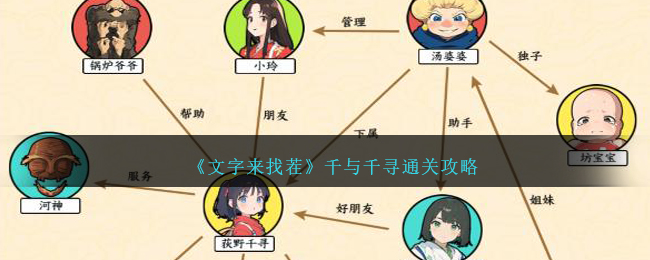 文字来找茬千与千寻通关攻略