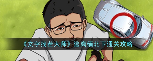 文字找茬大师逃离缅北下通关攻略