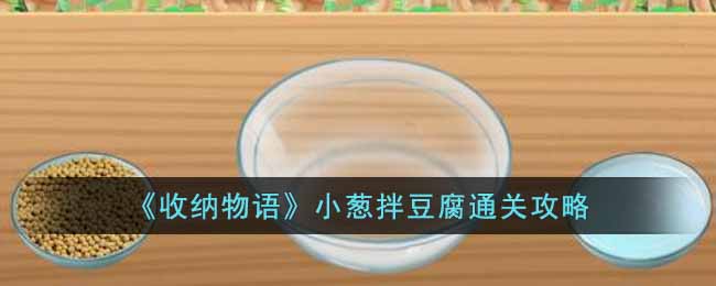 收纳物语小葱拌豆腐通关攻略