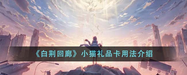 白荆回廊小猫礼品卡用法介绍